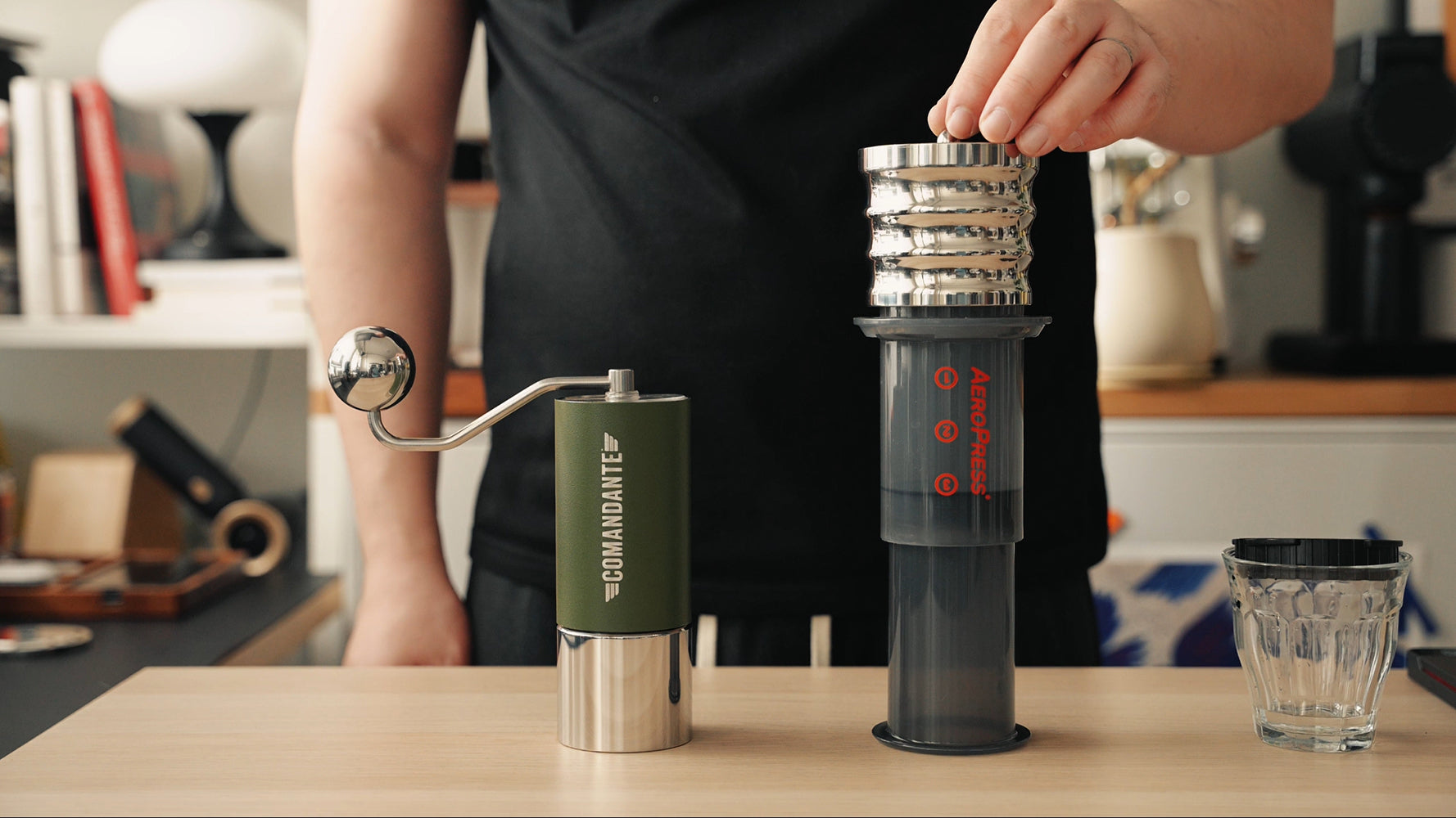 CafeSing COD Comandante C40 MK3 MK4 C60 Ball-Grip and Container