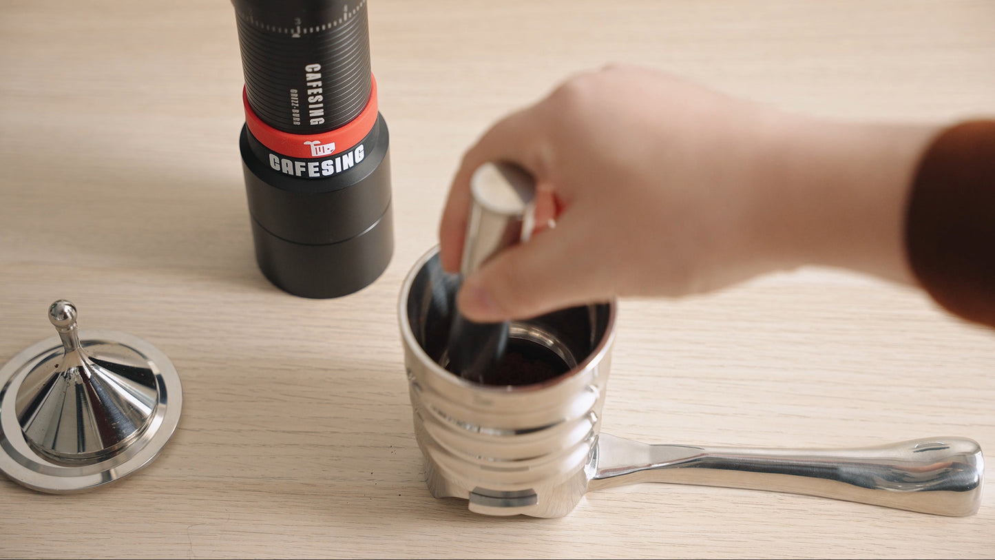 CafeSing COD Espresso WDT Tool, All Stainless Steel, Retractable Coffee Distribution Needle