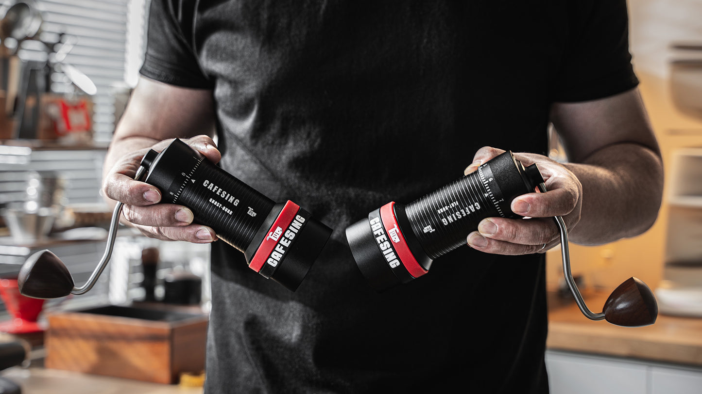 CafeSing ORCA go Ghost Burr and Flat Burr Grinder