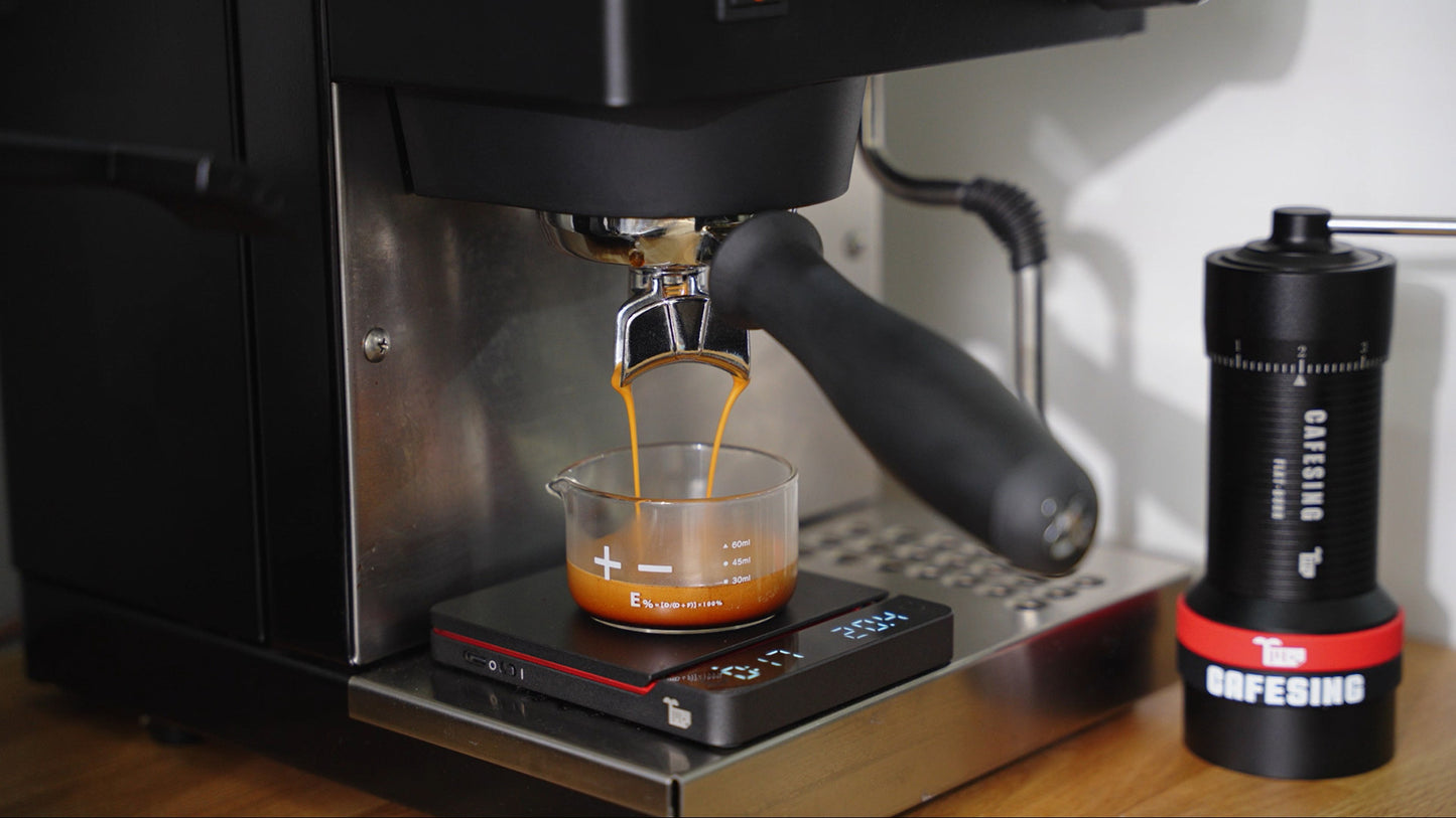 CafeSing ORCA go Flat Burr Espresso Maker