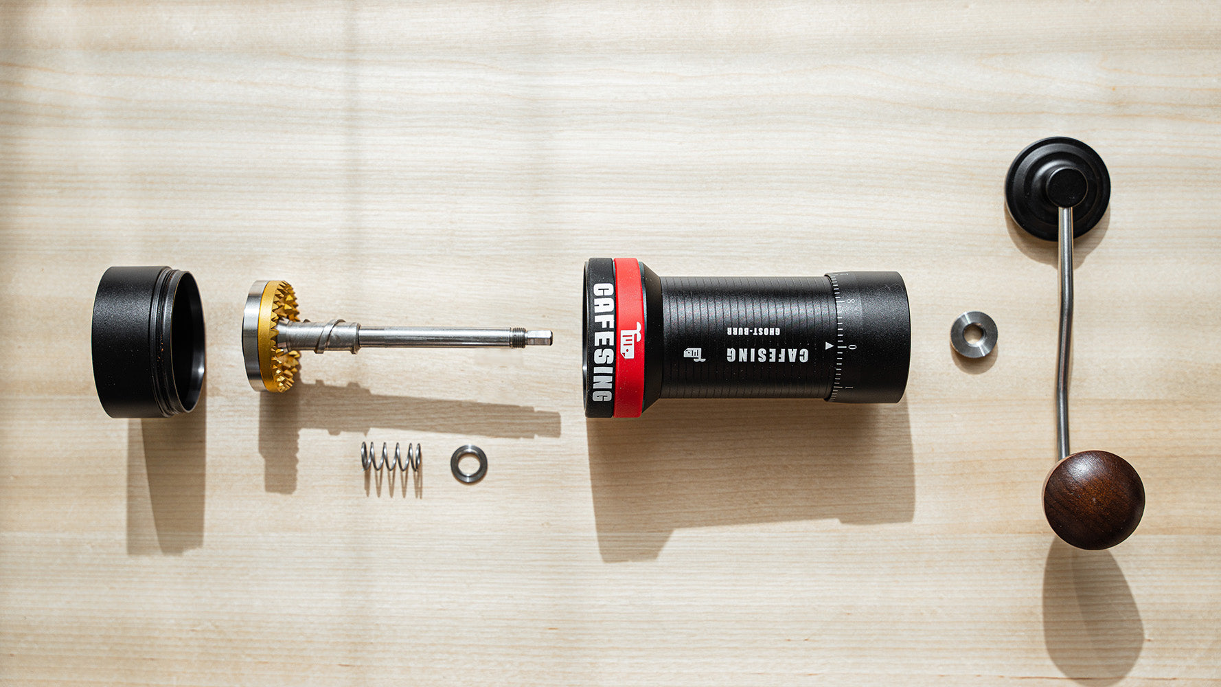 CafeSing ORCA go Ghost Burr Hand Coffee Grinder