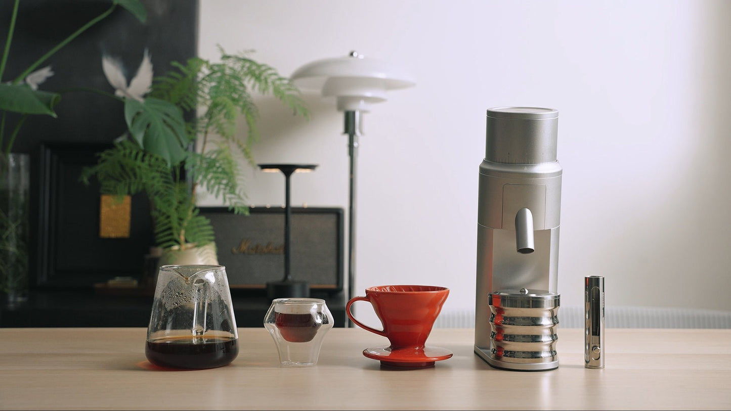 POTU C63 Electric Coffee Grinder - CafeSing