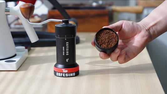 CafeSing ORCA go Hand Grinder and Coffee Beans - CafeSing