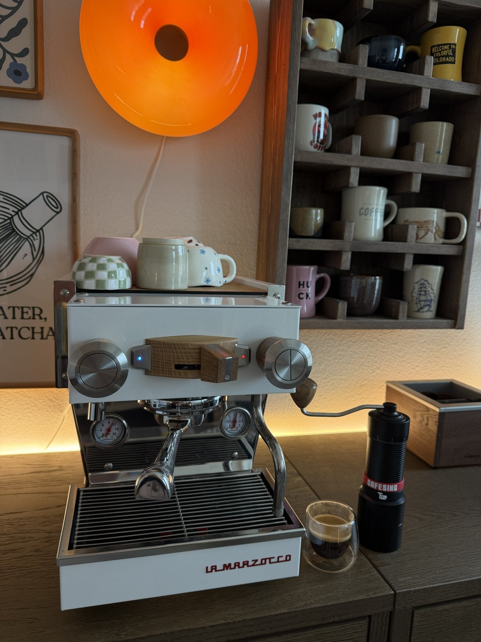 CafeSing COD 58mm Espresso Portafilter, All Stainless Steel, Horizontally Lay Flat, Bottomless - CafeSing