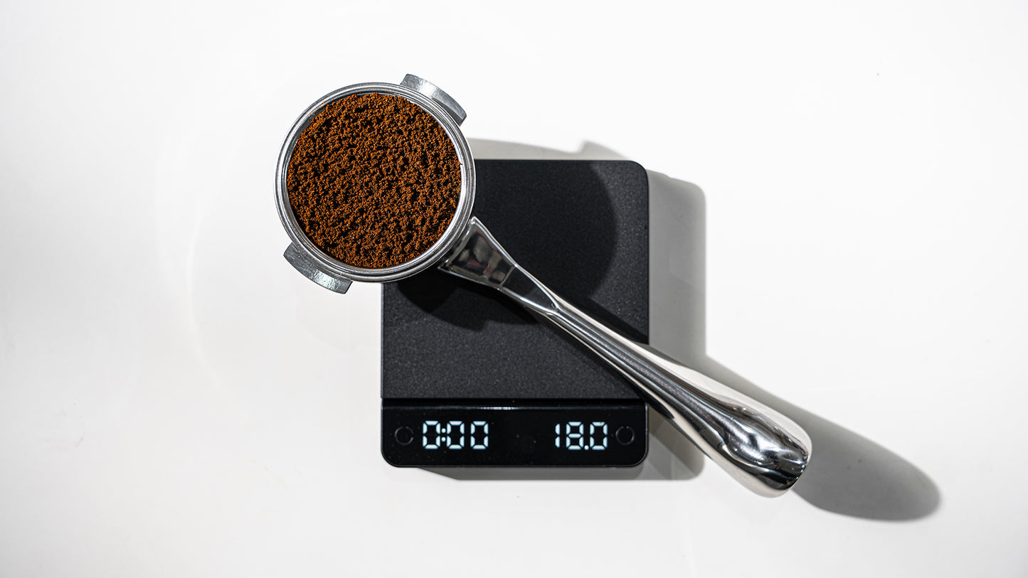 CafeSing COD Espresso Portafilter, All Stainless Steel, Horizontally Placed, Bottomless, Fits 58mm Basket