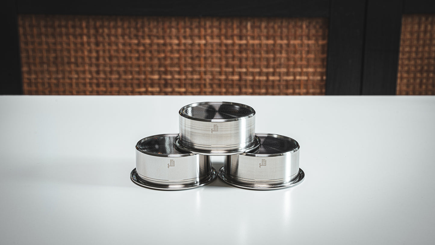 CafeSing EPEE Thick Steel Precision Espresso Basket 00