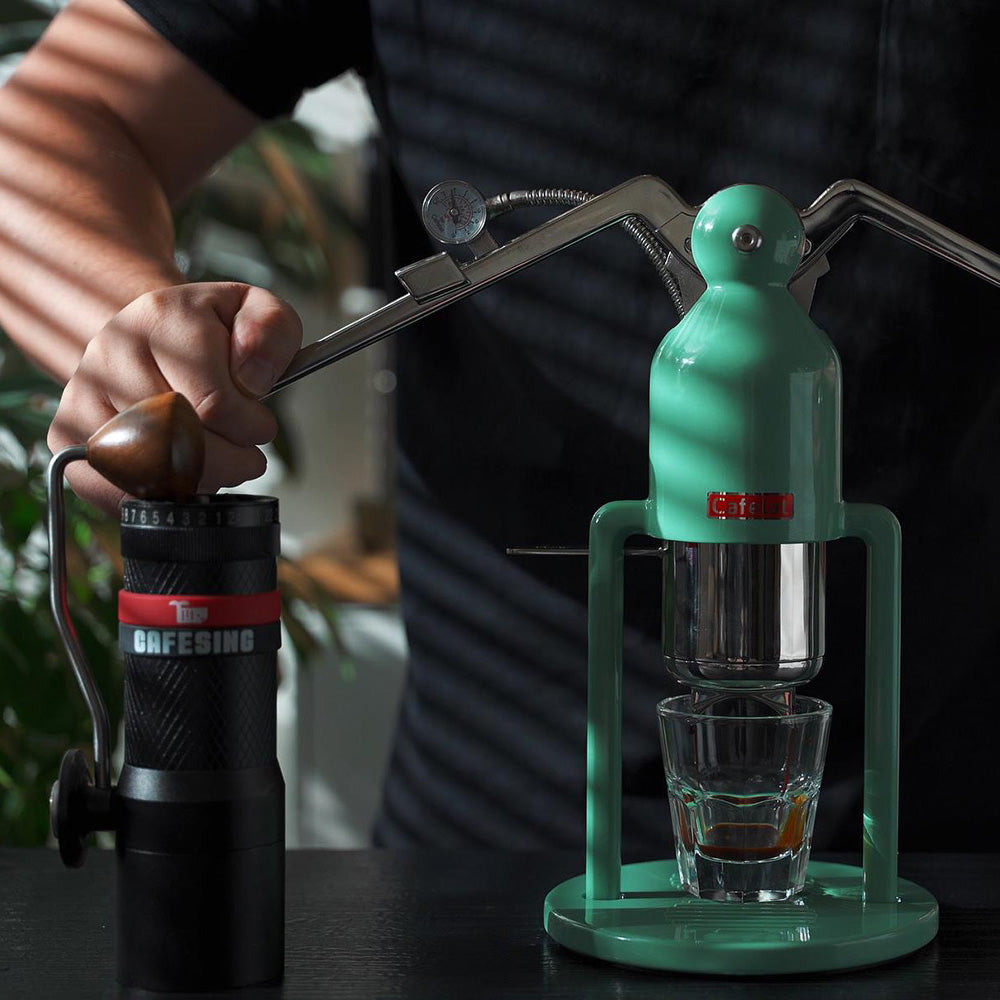 cafesing orca flat burr coffee grinder
