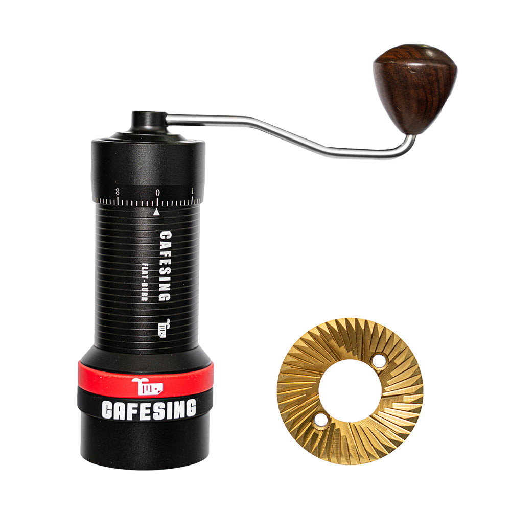 CafeSing ORCA go Flat Burr Hand Coffee Grinder